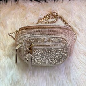 Steve Madden Embellished Maxima bag Tan NWT